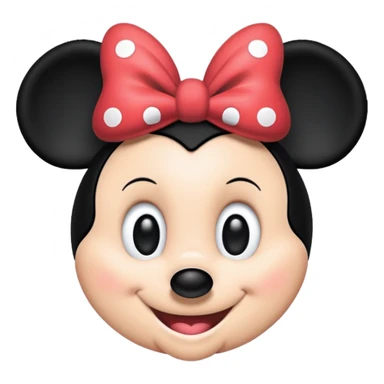 minnie mouse outline sticker