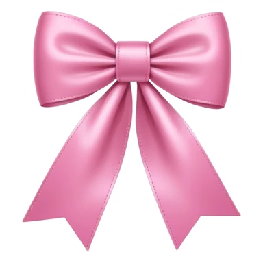 pink iphone with ribbon sticker