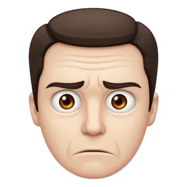 Sarcastic face astic face sticker