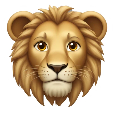 Lion avec les yeux rouges  sticker