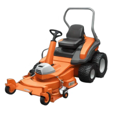 lawn mower rocket sticker