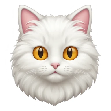 Fluffy cat sticker