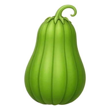 A long bitter gourd sticker