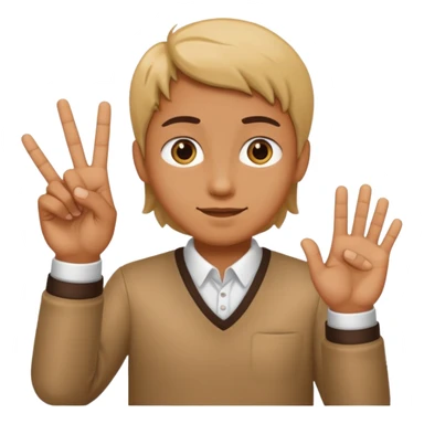 El hareketi olan nah sticker