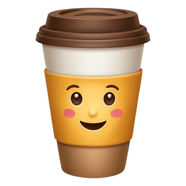 coffee take away cup sticker