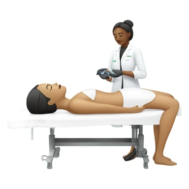 spa at a cosmetologist sticker