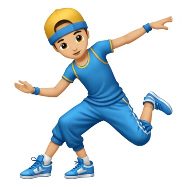 street dancer boy sticker