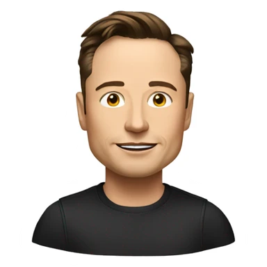 make a do with elon musk head sticker
