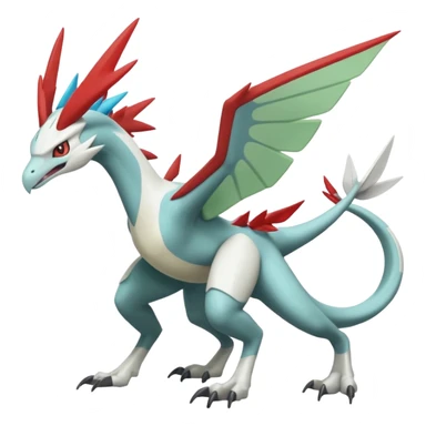 Scyther-Latias-Salamence-Silvally-Kyurem-fusion, full body sticker