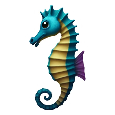 Pacific sea horse sticker