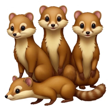 5 martens, 1 weasel sticker