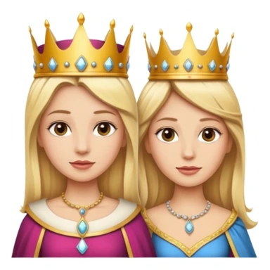 Blonde Queen and servant sticker