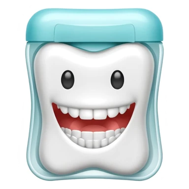 dental floss sticker