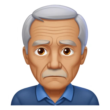abuelo de pueblo serio y desconfiado. estilopaco martinez soria sticker