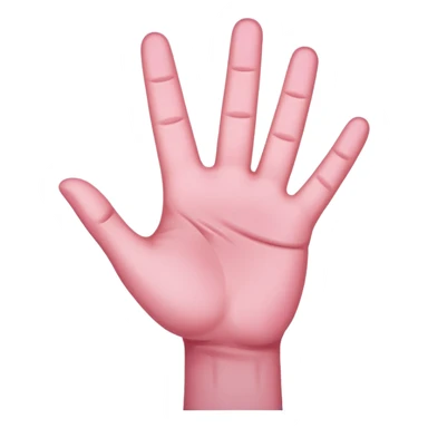 Hand holding up pinkie; AKA symbol sticker