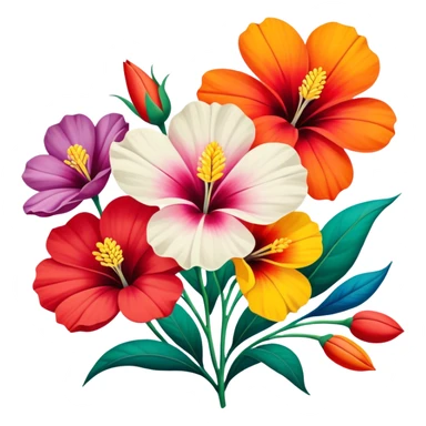 georgia o'keeffe Flowers sticker