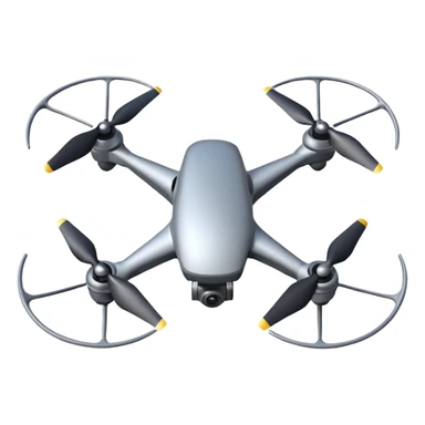Drone – Quad-copter with spinning propellers sticker