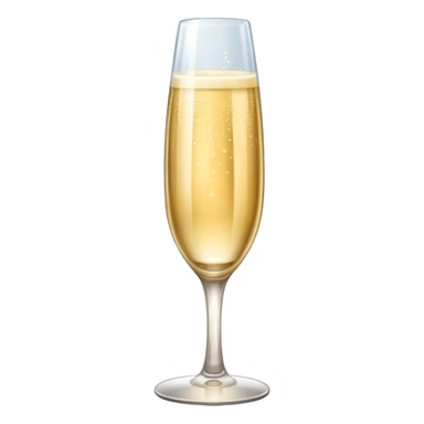 champagne glass tower sticker