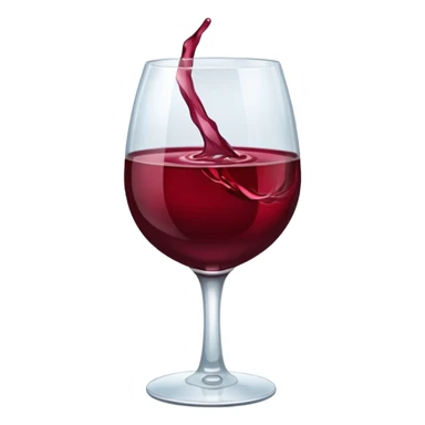 a glass of wine sticker