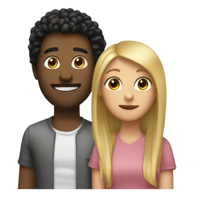 Me with my friend sticker