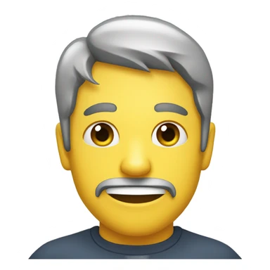 Cabeza al revés con la lengua afuera sticker