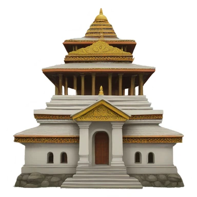 Old Sri Lankan Buddhist  temple  sticker