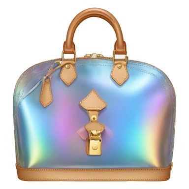Iridescent Louis Vuitton bag sticker