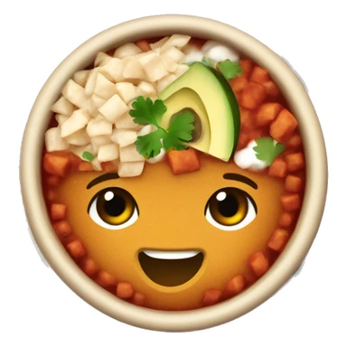 Mexican bowl of menudo sticker