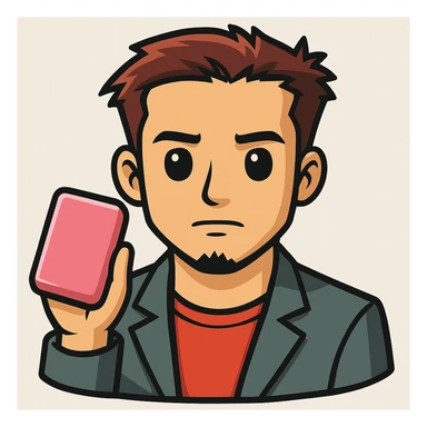 Add a pink soap in the hand of Tyler Durden. The original style is sticker, which does not support editing, so use the general style editor while respecting the sticker style look. sticker