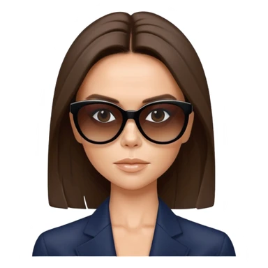 victoria beckham with sunglasses sticker
