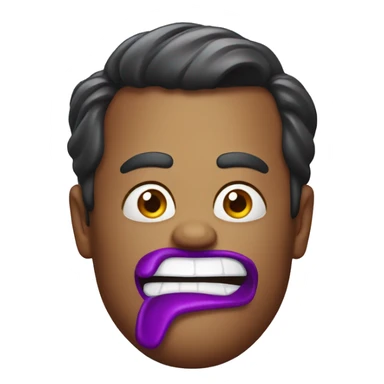 Grimace from McDonalds sticker