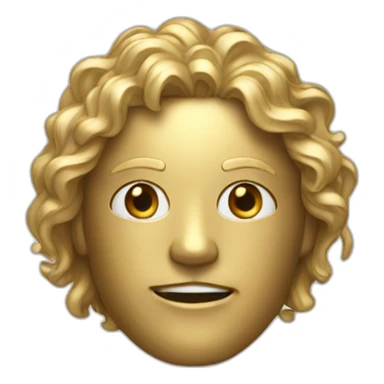 gold and silver metal band sticker