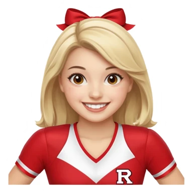 Rutgers Cheerleader sticker