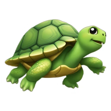 Turtle dancing in the sun  sticker