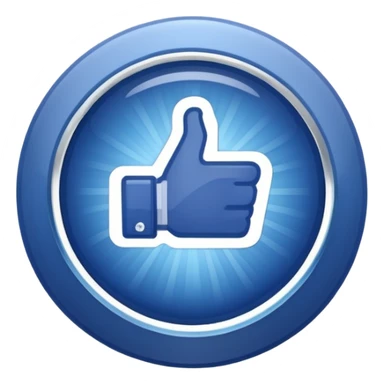 représente le célèbre badge de certification Facebook (blue check " ou "pastille bleue) sticker