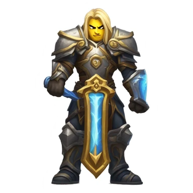 World of Warcraft Paladin with Thunderfury, blessed blade of the windseeker sticker