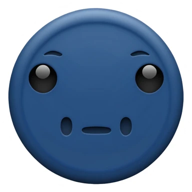 navy blue circle sticker