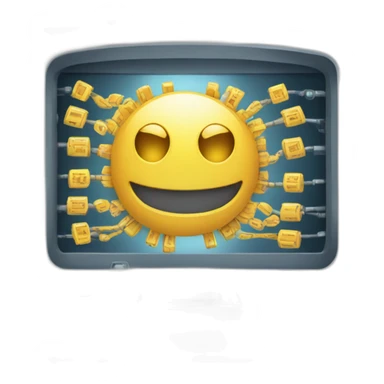 a big xray machine that can scan binary files sticker