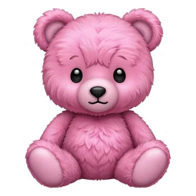 Pink teddybear sticker