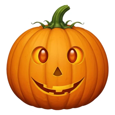 Pumpkin with bug booty cheeks sticker