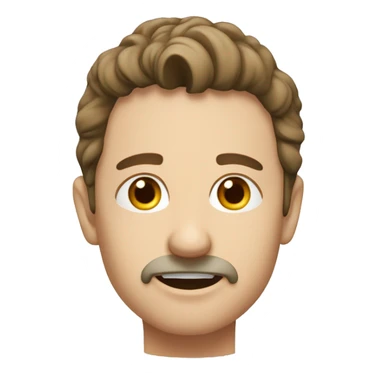 Er schielt und macht ein spitzen mund sticker