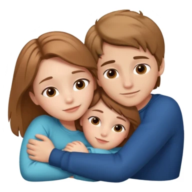 Boy and girl together close relationship cute Laying down hugging sticker