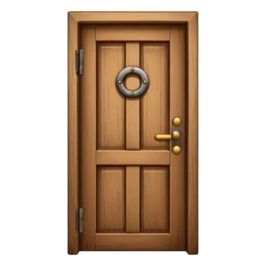 A door opening like logout symbol sticker