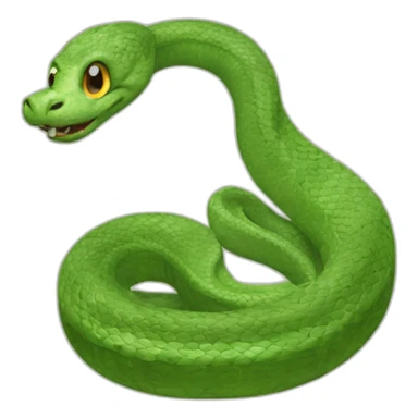 serpent a sonnette sticker