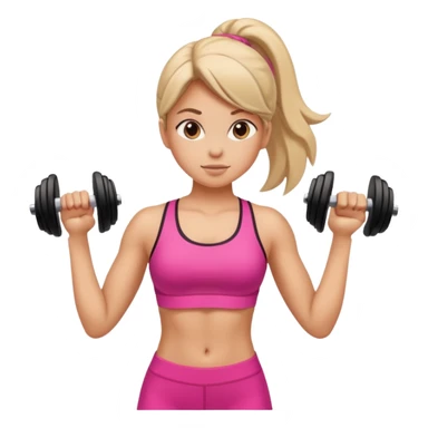 girl working out abs workout  sticker
