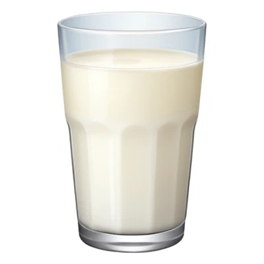 milk glass with shadow sticker