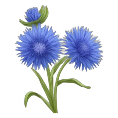 Cornflower sticker