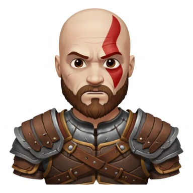God of War Kratos sticker