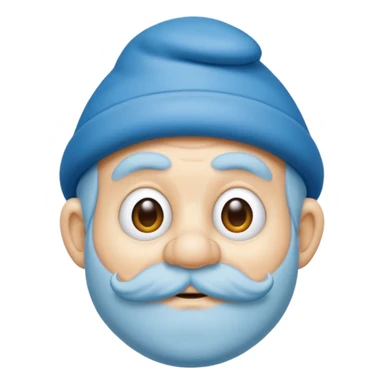 grandfather smurf  sticker