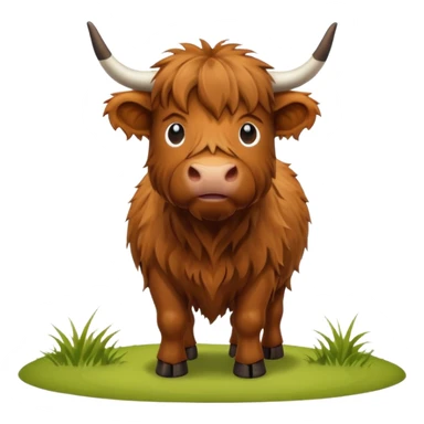 Highland cow  sticker